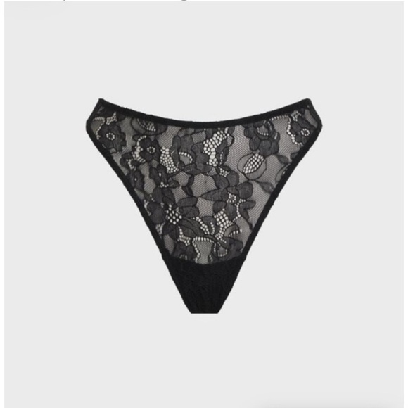 RUMORED Smitten Brief In Black Lace - Picture 2 of 4